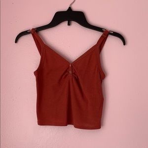 PrincessPolly Mink Coral Cropped Cami